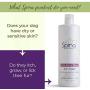 Spina Organics, Itch-Relief Dog and Cat Shampoo with Aloe Vera and Other Organic Essential Oils for Dry, Itchy Skin, Dermatitis, Dandruff, and Allergies - Made in The USA 17 Fl Oz