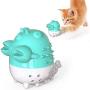 BHSHOP Cat Ball Toy Cat Interactive Toys USB Charging Pet Toy Rolling Kitty Toys Build-in Catnip Exercise Bells Cat Toys for Teeth Cleaning