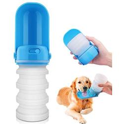 HAWANA Dog Water Bottle Foldable Pet Water Bottle with Leak Proof Portable Dog Water Bottles for Walking, Retractable Dog Water Bowl Dispenser Fit for Dogs and Cats