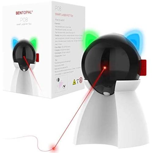 BENTOPAL Laser Cat Toys for Indoor Cats/Dogs, Interactive Cat Toys with Motion Activated