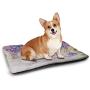 Rustic Pet Mat Bed Dramatic Sunset Agricultural Field Sunbeams Bursting Through Dark Clouds Scene Housebreaking Absorption Pads Green Yellow