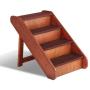 PetSafe CozyUp Folding Wood Pet Stairs for Dogs and Cats - for Small, Medium, Large and X-Large Pets