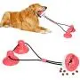 PetBonus Dog Chew Toys, Pet Rope Toys with 2 Suction Cups, Dog Puzzle and Teeth Cleaning Toy, Interactive Treat Food Dispensing Toys for Small Medium Large Dogs PetBonus Dog Chew Toys, Pet Rope Toys with 2 Suction Cups, Dog Puzzle and Teeth Cleaning Toy, Interactive Treat Food Dispensing Toys for Small Medium Large Dogs
