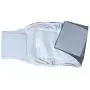 Teamoy Reusable Wrap Diapers for Male Dogs, Washable Puppy Belly Band Pack of 3 (M, 13''-16'' Waist, Black+ Gray+ Lake Blue)