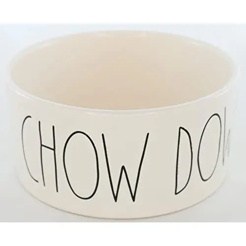 Rae Dunn Magenta Ceramic Pet Bowl Chow Down Large 6 Inch Rae Dunn Magenta Ceramic Pet Bowl Chow Down Large 6 Inch
