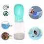 Dog Water Bottle, Pet Water Dispenser Leak Proof Portable Dog Travel Water bottle with Food Container for Puppy ,Walking, Hiking, Food Grade Plastic Pet Water Bottle, Cats Feeding & Watering Supplies Dog Water Bottle, Pet Water Dispenser Leak Proof Portable Dog Travel Water bottle with Food Container for Puppy ,Walking, Hiking, Food Grade Plastic Pet Water Bottle, Cats Feeding & Watering Supplies