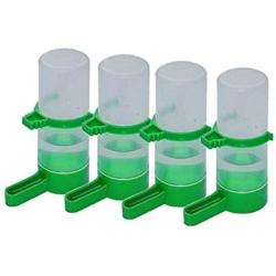 4 x Bird Drinker Waterer Clip for Aviary Budgie Cockatiel Lovebird