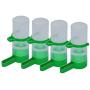 4 x Bird Drinker Waterer Clip for Aviary Budgie Cockatiel Lovebird