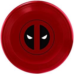 Buckle-Down Dog Toy Frisbee Flyer Deadpool Logo Red Black White