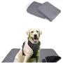 rabbitgoo Dog Harness & Dog Potty Training Pee Pads - Adjustable No Pull Dog Vest with Leash Clips(L) | Washable Pee Pads for Dogs and Cats Waterproof Large Puppy Pads Super Absorbent Non-Slip