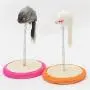 Pet Supplies Pet Cat Playing Toys Sisal Spring Seat Cat Scratch Board with Mouse, Board Diameter: 15cm, Random Color Delivery Pet Toys Pet Supplies Pet Cat Playing Toys Sisal Spring Seat Cat Scratch Board with Mouse, Board Diameter: 15cm, Random Color Delivery Pet Toys