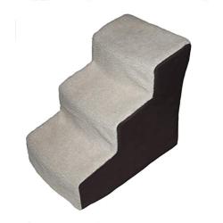 Pet Gear Easy Step Deluxe Soft Step, Cat/Dog Stairs, Sturdy, Lightweight/Portable, Machine Washable Cover