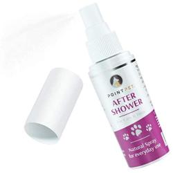 POINTPET After Shower Detangler Spray for Dogs & Cats - Natural Hair Conditioning - Restore Skin Moisture, Prevent Itching - pH Balanced Formula for Sensitive Skin - Refreshing Vanilla Scent - 50ml