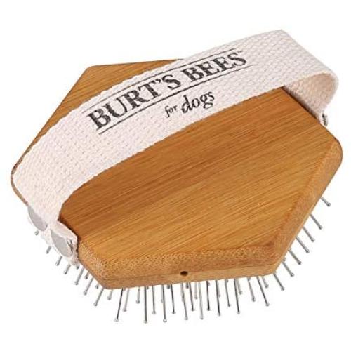 Burts Bees for Dogs Bamboo Dog Brush - Dog Brush Made from Bamboo & Recycled Material - Eliminates Knots, Tangles, and Mats in Dog Fur