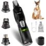 LByzHan Dog Nail Grinder Clipper 2-Speed Rechargeable 900mAh Electric LED Light Pet Nail Trimmers, 3-Size Ports Painless Paws Grooming & Smoothing for Small Medium Large Dogs and Cats