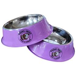 Piggies Choice Non-Tip Metal Guinea Pig Pellet Dish Bowl Goes with The Space House Guinea Pig Hidey Many Colors