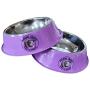Piggies Choice Non-Tip Metal Guinea Pig Pellet Dish Bowl Goes with The Space House Guinea Pig Hidey Many Colors