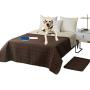 RBSC Home Waterproof Dog Bed Cover Non Slip Large Furniture Protector Sofa Cover Reusable Incontinence Bed Underpads for Pets, Dog, Cat, Kids Including 1 Brush