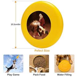 Pet Frisbee Flying Disc Dog Toy - Multifunction First Christmas Mark Spears