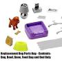Barbie Replacement Parts Dollhouse Series Dreamhouse | FHY73 ~ Replacement Dog Parts Bag - Contents: Dog, Bowl, Bone, Food Bag and Bed