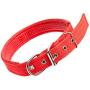 Pet Toys Great Foam Cotton Polyester Pet Collars Pet Neck Strap Dog Neckband Cats Dogs Collars, 3.5cm x 57cm (Black) (Color : Red)