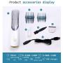 LLQ Dog Clippers Vacuum Pet Hair Clipper Professional Cordless Hair with Suction Charging Dog Grooming Kit Suitable