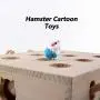 Cat Toys Interactive Mouse Solid Wooden Puzzle Box Whack A Mole Mouse 5 Holes, IQ Training Toy Adjustable Funny Treats Exercise Games for Puppys Kitten Cat Toys Interactive Mouse Solid Wooden Puzzle Box Whack A Mole Mouse 5 Holes, IQ Training Toy Adjustable Funny Treats Exercise Games for Puppys Kitten