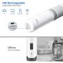 Wellwerks Pet Nail Grinder Stepless Speed Dog Nail Clipper Electric Paw Trimmer Upgraded Quiet USB Rechargeable Powerful Painless Paws Grooming Trimming Shaping Smoothing Perfect for Dogs Cats