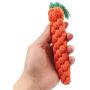 LKXHarleya Carrot Puppy Chew Toys Teething Small Dog Braided Braided Pet Toys for Aggressive Chewers,Long 22cm