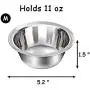 MLCINI Stainless Steel Hanging Pet Bowl, Removable Dish Feeder for Rabbit Bird Cat Dog Food Water Bowl with Hanger,(M size) MLCINI Stainless Steel Hanging Pet Bowl, Removable Dish Feeder for Rabbit Bird Cat Dog Food Water Bowl with Hanger,(M size)