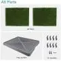 HAVETOLOVE Artificial Grass Potty pad for Dogs, Fake Grass for Dogs to Pee on Indoor or Outdoor, Portable Dog Pee Grass for Full System with Tray and 2 Packs Replacement Grass Mats(21x26) HAVETOLOVE Artificial Grass Potty pad for Dogs, Fake Grass for Dogs to Pee on Indoor or Outdoor, Portable Dog Pee Grass for Full System with Tray and 2 Packs Replacement Grass Mats(21x26)