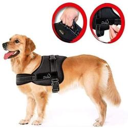 Lifepul No Pull Dog Vest Harness - Dog Body Padded Vest - Comfort Control for Large Dogs in Training Walking - No More Pulling, Tugging or Choking