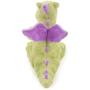 goDog Dragon With Chew Guard Technology Tough Plush Dog Toy, Lime, Small
