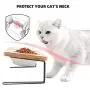 FUKUMARU Elevated Cat Ceramic Bowls, Small Dog 15° Tilted Raised Food Feeding Dishes, Solid Bamboo Water Stand Feeder Set for Cats and Puppy FUKUMARU Elevated Cat Ceramic Bowls, Small Dog 15° Tilted Raised Food Feeding Dishes, Solid Bamboo Water Stand Feeder Set for Cats and Puppy