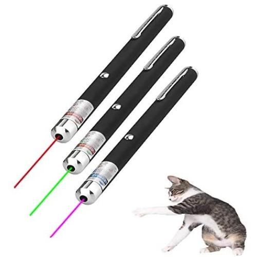 WLMYK Interactive cat Toy，Red Green Purple Trainning Exercise Tool， for Kitten Dogs Excercise Training, Teaching, Starry Sky Camping Hiking Outdoor Activities