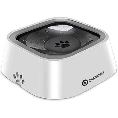 OKAWADACH Dog Water Bowl, Dog Bowl Slow Water Feeder Dog Bowl No-Spill Pet Water Bowl for Dogs and Cats