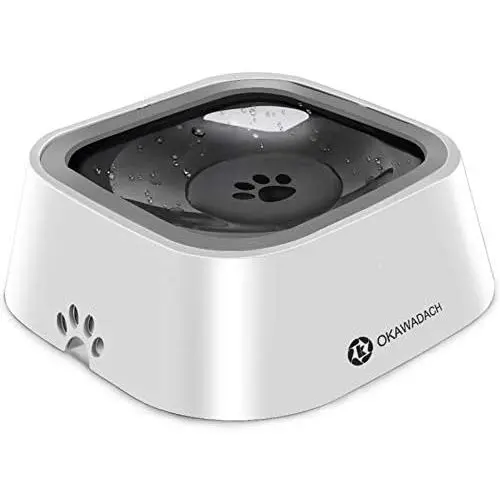 OKAWADACH Dog Water Bowl, Dog Bowl Slow Water Feeder Dog Bowl No-Spill Pet Water Bowl for Dogs and Cats OKAWADACH Dog Water Bowl, Dog Bowl Slow Water Feeder Dog Bowl No-Spill Pet Water Bowl for Dogs and Cats