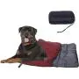 VanRolldex Dog Sleeping Bag, Waterproof Travel Warm Portable Dog Bed with Storage Bag for Indoor Outdoor Warm Camping Hiking Backpacking