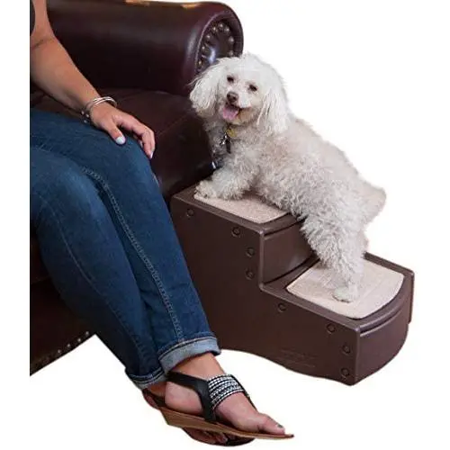 Pet Gear Easy Step II Pet Stairs, 2 Step for Cats/Dogs up to 75-pounds, Portable, Removable Washable Carpet Tread Pet Gear Easy Step II Pet Stairs, 2 Step for Cats/Dogs up to 75-pounds, Portable, Removable Washable Carpet Tread