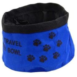 Pet Dog Cat Foldable Travel Outdoor Food Water Feeder Dish Bowl Portable by elegantstunning