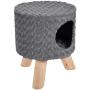 Amazon Basics Indoor Cat Bed Condo Ottoman