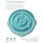 Slow Feeder Dog Bowl, Slow Pet Bowl Slow Feeder for Dog Cats, Interactive Bloat Stop Dog Bowls, Slow Feeding Anti-Skid Design for Medium Small Dogs
