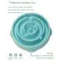 Slow Feeder Dog Bowl, Slow Pet Bowl Slow Feeder for Dog Cats, Interactive Bloat Stop Dog Bowls, Slow Feeding Anti-Skid Design for Medium Small Dogs Slow Feeder Dog Bowl, Slow Pet Bowl Slow Feeder for Dog Cats, Interactive Bloat Stop Dog Bowls, Slow Feeding Anti-Skid Design for Medium Small Dogs