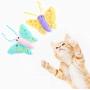 ocijf179 Cat Toy Funny Cute Plush Butterfly Pet Cat Kitten Catching Interactive Play Sound Toy - Blue ocijf179 Cat Toy Funny Cute Plush Butterfly Pet Cat Kitten Catching Interactive Play Sound Toy - Blue