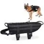 Hanshengday Tactical Dog Vest Training Molle Harness-Tactical Dog Backpack-Pet Tactical -Vest Military Working Harness for Large Dog Hanshengday Tactical Dog Vest Training Molle Harness-Tactical Dog Backpack-Pet Tactical -Vest Military Working Harness for Large Dog