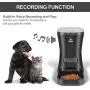 HICTOP Automatic Pet Feeder | Auto Pet Dog Timed Programmable Food Dispenser Feeder for Medium Small Pet Puppy Kitten - Portion Control Up to 4 Meals/Day 7L(Black) HICTOP Automatic Pet Feeder | Auto Pet Dog Timed Programmable Food Dispenser Feeder for Medium Small Pet Puppy Kitten - Portion Control Up to 4 Meals/Day 7L(Black)