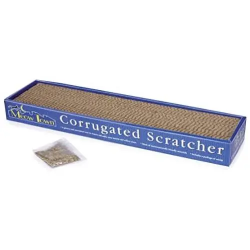 Cat Scratchers - Affordable Corrugated Honeycomb Scratching Pad Box with Catnip Cat Scratchers - Affordable Corrugated Honeycomb Scratching Pad Box with Catnip