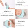 Cat Comb Pet Short Hair Removal Massaging Shell Soft Deshedding Brush Grooming and Shedding Matted Fur Remover Massage Undercoat Rake Dematting Tool for Dog Puppy Rabbit Bunny