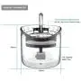 Cat Dog Water Fountain, Super Quiet Automatic Pet Drinking Fountain with Faucet Kits, USB Charging Cat Drinking Dispenser (1.8L) Cat Dog Water Fountain, Super Quiet Automatic Pet Drinking Fountain with Faucet Kits, USB Charging Cat Drinking Dispenser (1.8L)