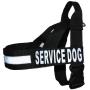 Doggie Stylz Service Dog Nylon Harness No Pull Guide Assistance Comes with 2 Reflective Service Dog Removable Patches. Please Measure Your Dog Before Ordering.